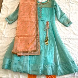 Long dress with dupatta